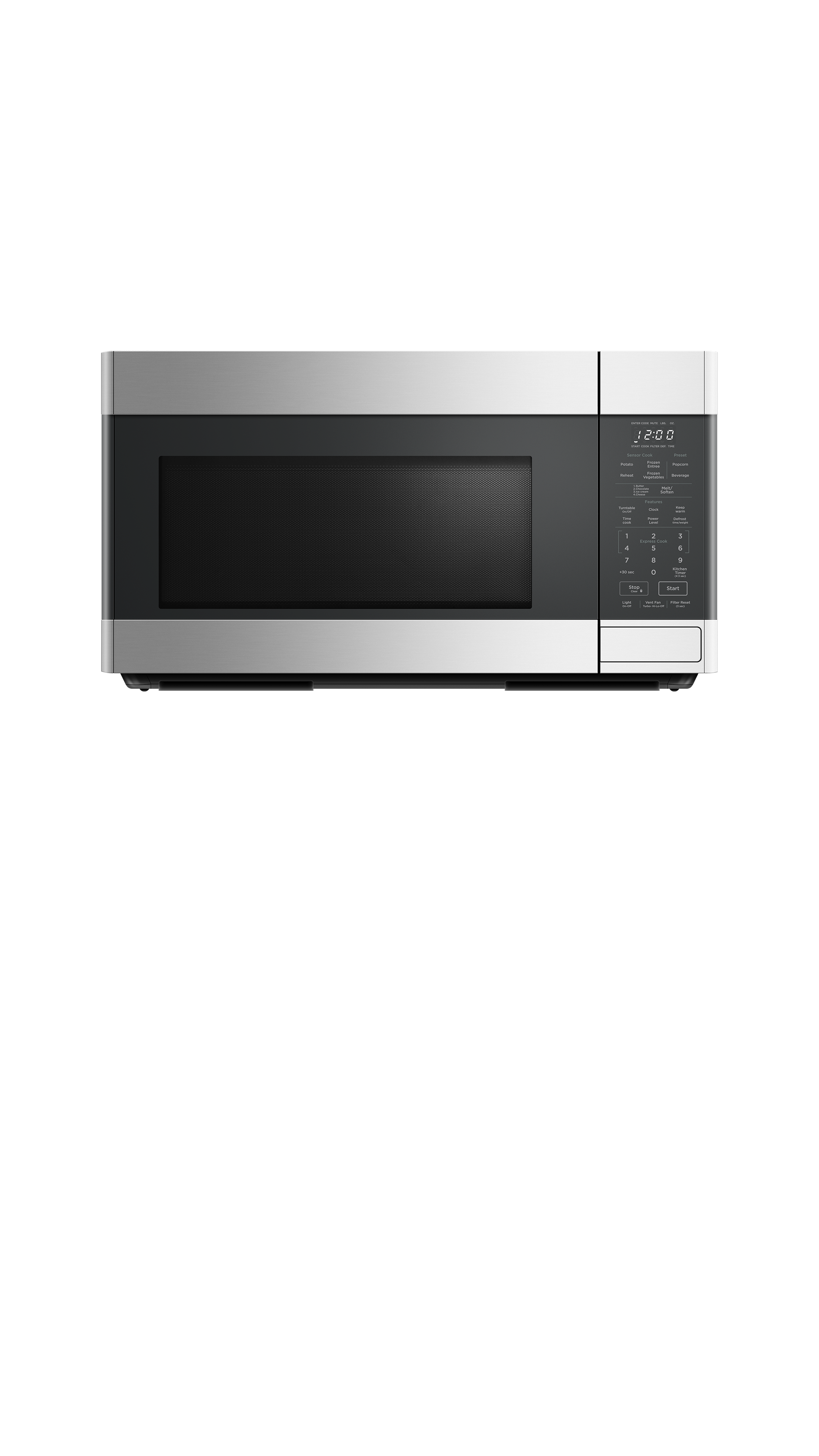 Model: MOH30SS1 | Fisher and Paykel 30" Series 5 Contemporary Over the Range Microwave