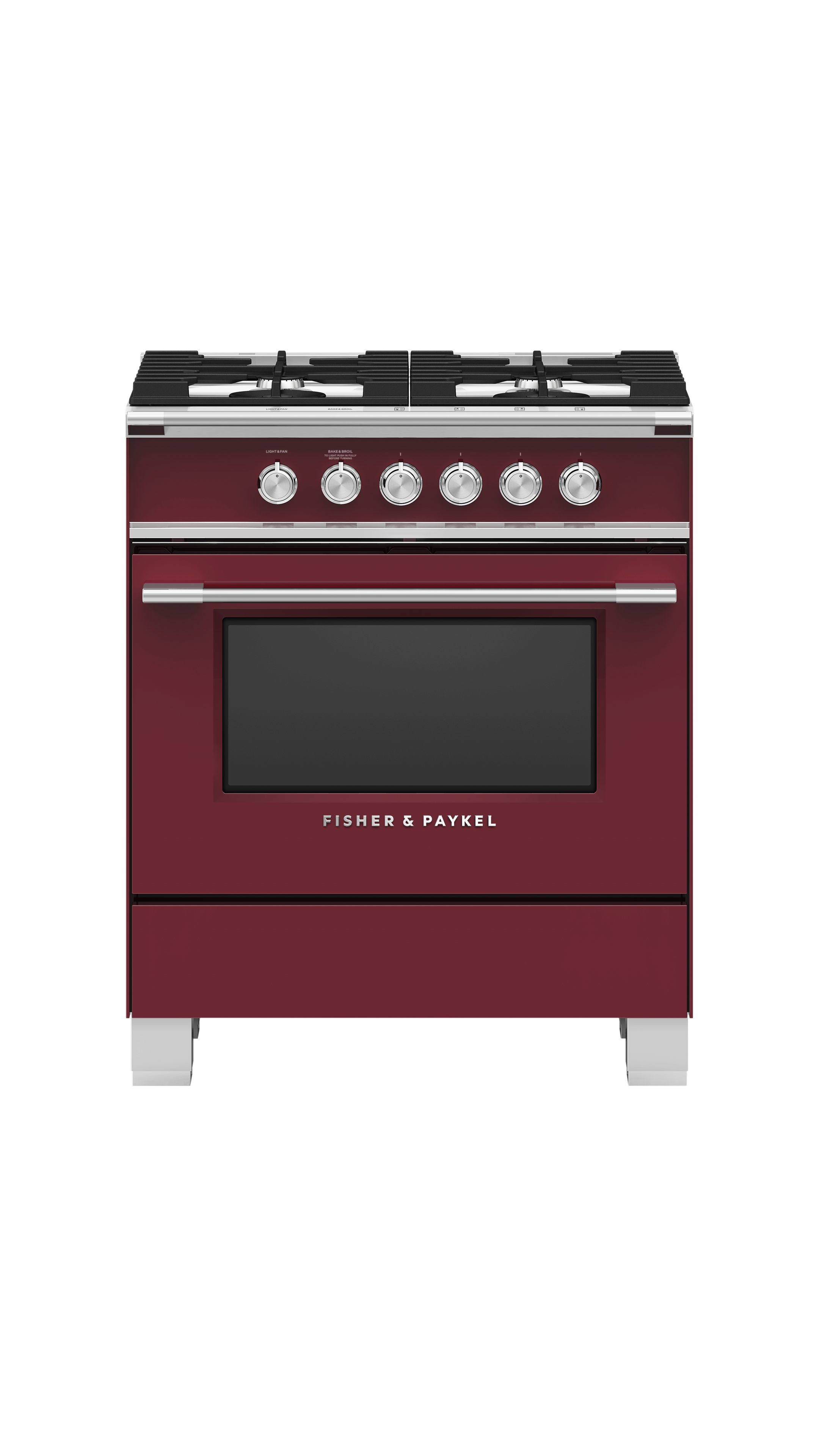 Model: OR30SCG4R1 | Fisher and Paykel Gas Range, 30", 4 Burners