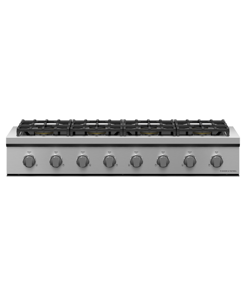 Model: CPV3-488-L | Fisher and Paykel 48" Series 9 8 Burner Gas Rangetop, LPG