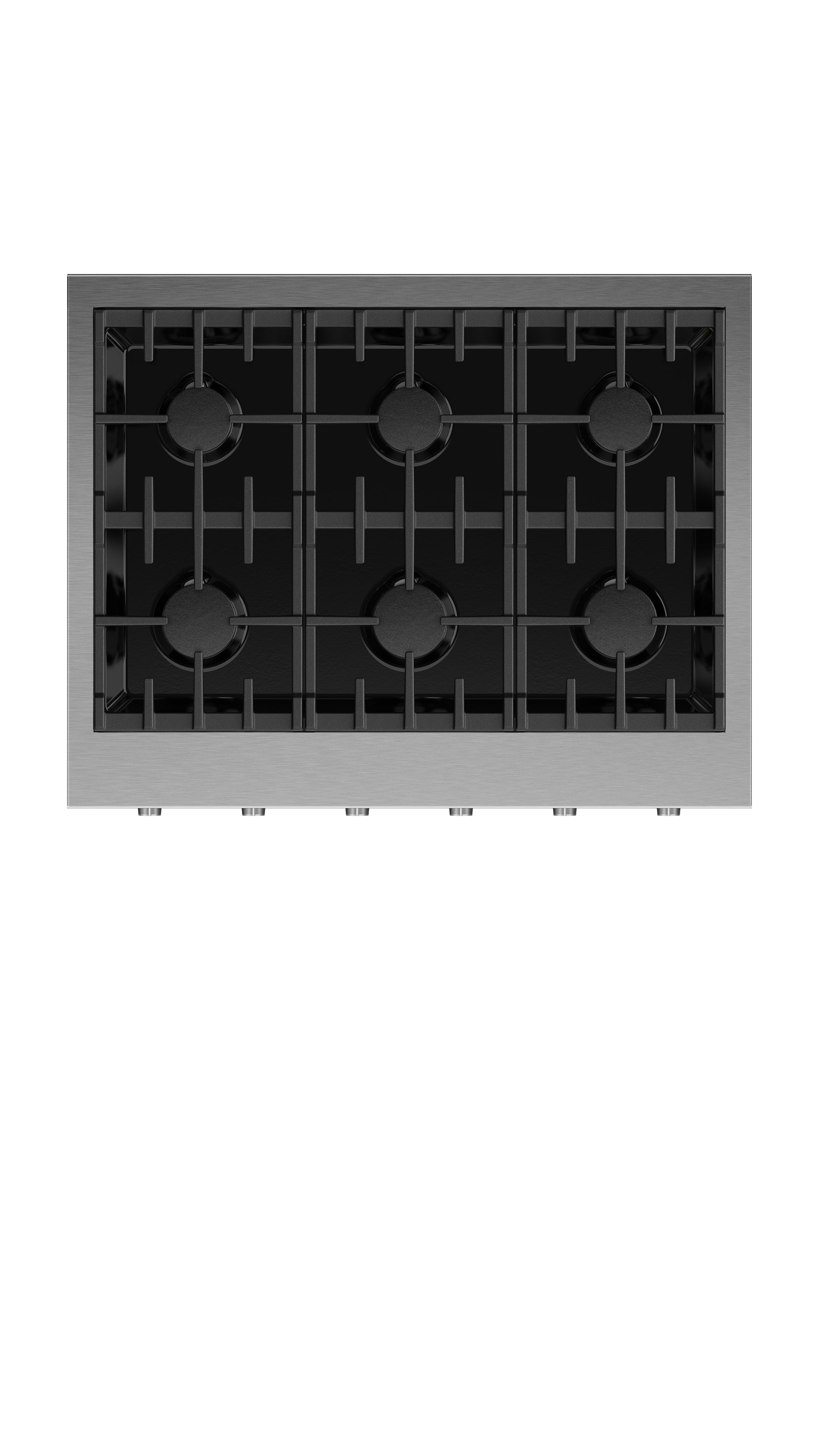 Model: CPV3-366-N | Fisher and Paykel 36" Series 9 6 Burner Gas Rangetop, Natural Gas