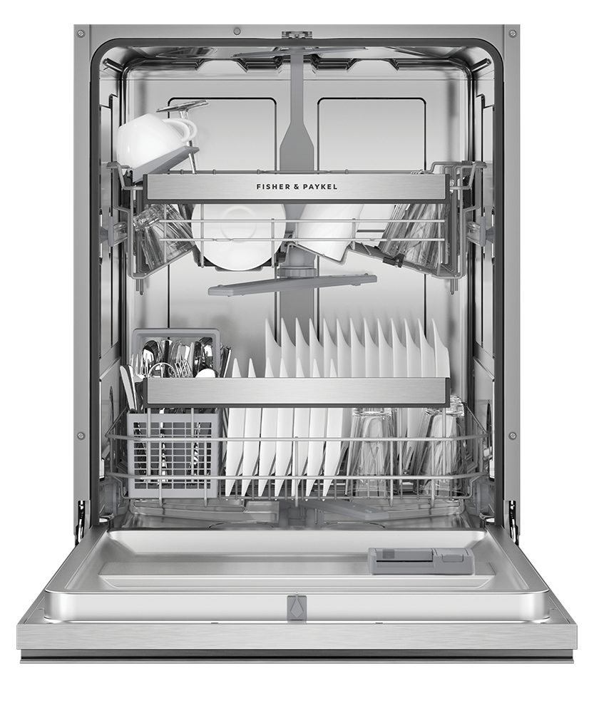 Model: DW24UNT2X2 | Fisher and Paykel Series 7, Contemporary Tall Built-in Dishwasher