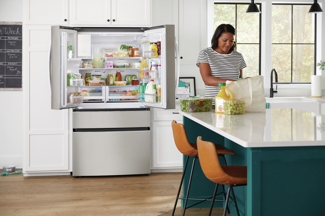 Model: GRMC2273BF - NOB  | Frigidaire Gallery 21.5 Cu. Ft. Counter-Depth 4-Door French Door Refrigerator
