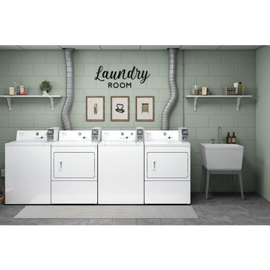 Model: CGM2745FQ-USED | Whirlpool Commercial Gas Super-Capacity Dryer, Coin-Slide and Coin-Box