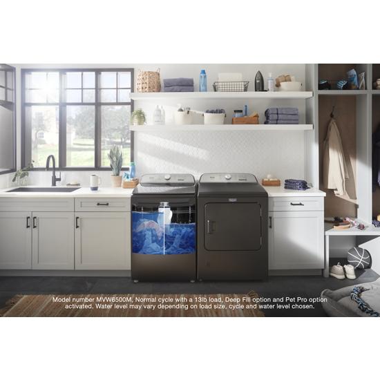 Model: MVW6500MBK-9 | Maytag 4.7 CU. FT. PET PRO TOP LOAD WASHER