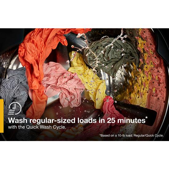 Whirlpool WFW5605MW 4.5 Cu. Ft. Front Load Washer with Quick Wash