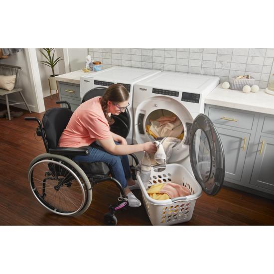 Model: WGD5605MW-SD | Whirlpool 7.4 Cu. Ft. Gas Wrinkle Shield Dryer
