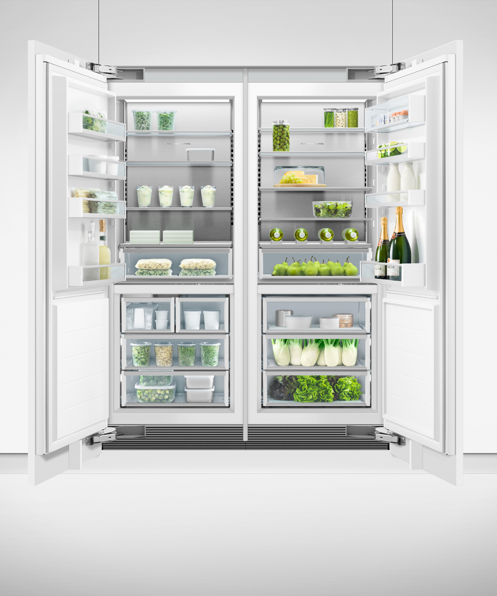 Fisher and Paykel RS3084SRK1 Integrated Column Refrigerator, 30