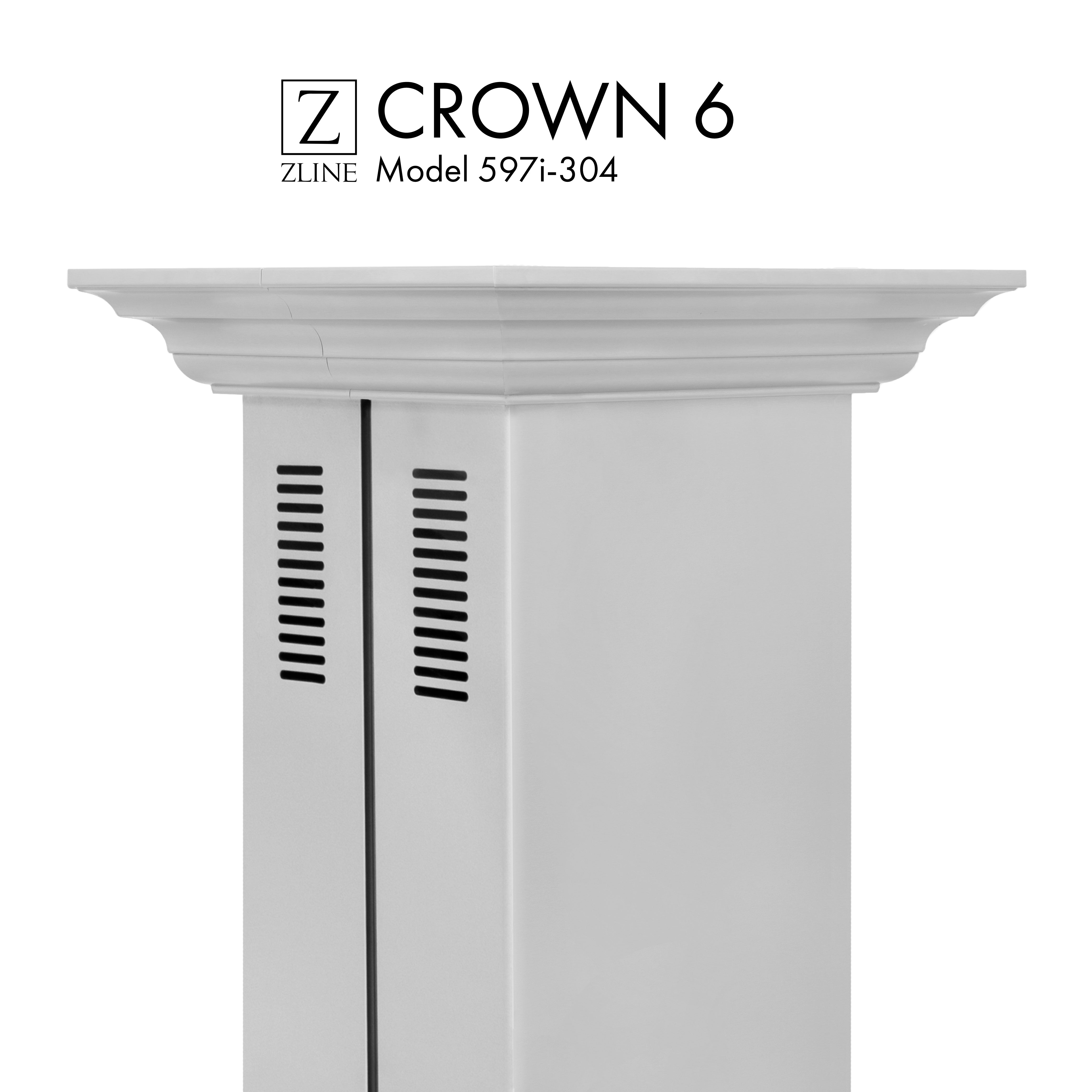 ZLINE ZLINE Crown Molding #6 For Island Range Hood (CM6-597i-304)