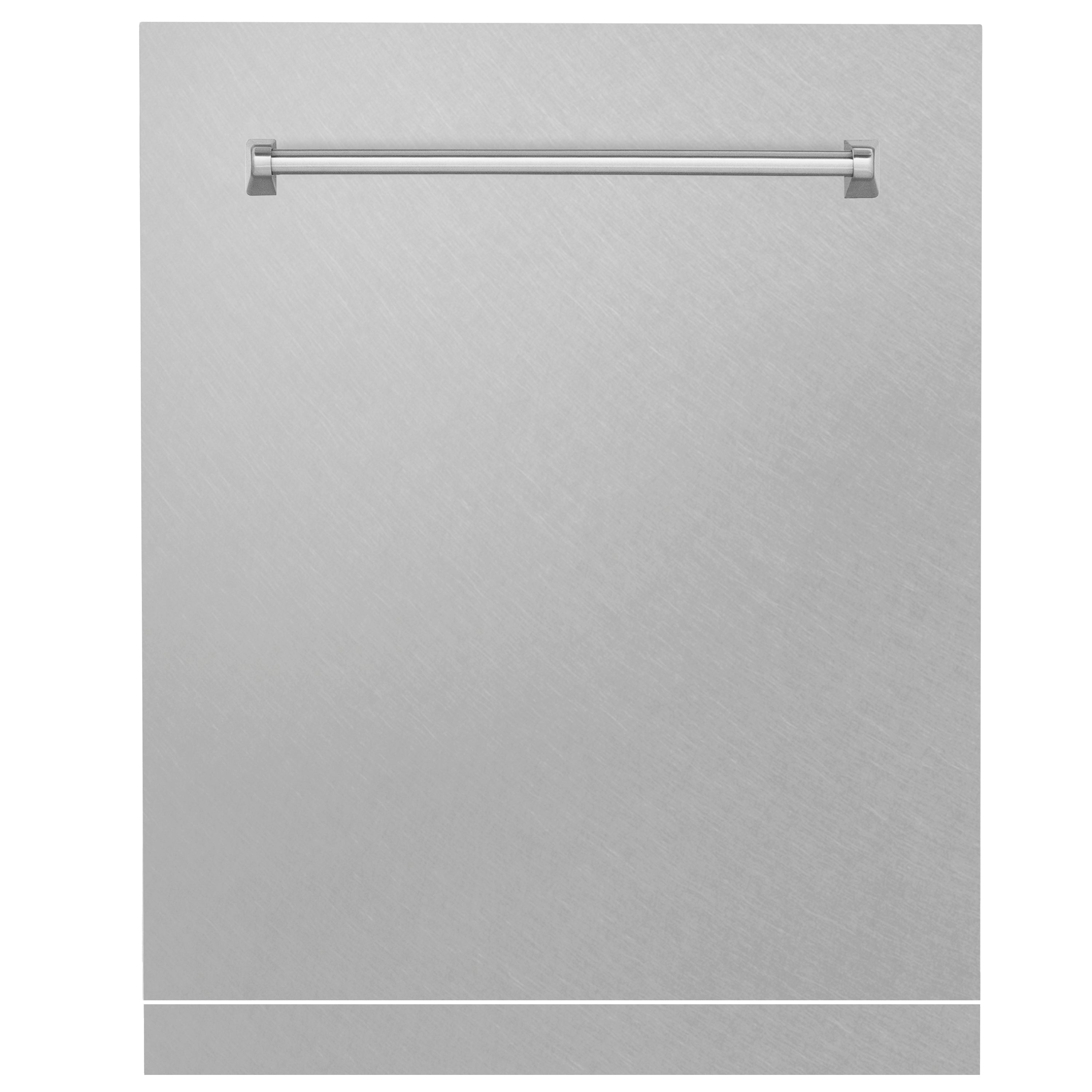 Model: DPMT-WM-24 | ZLINE ZLINE 24" Monument Dishwasher Panel in White Matte with Traditional Handle (DPMT-WM-24)