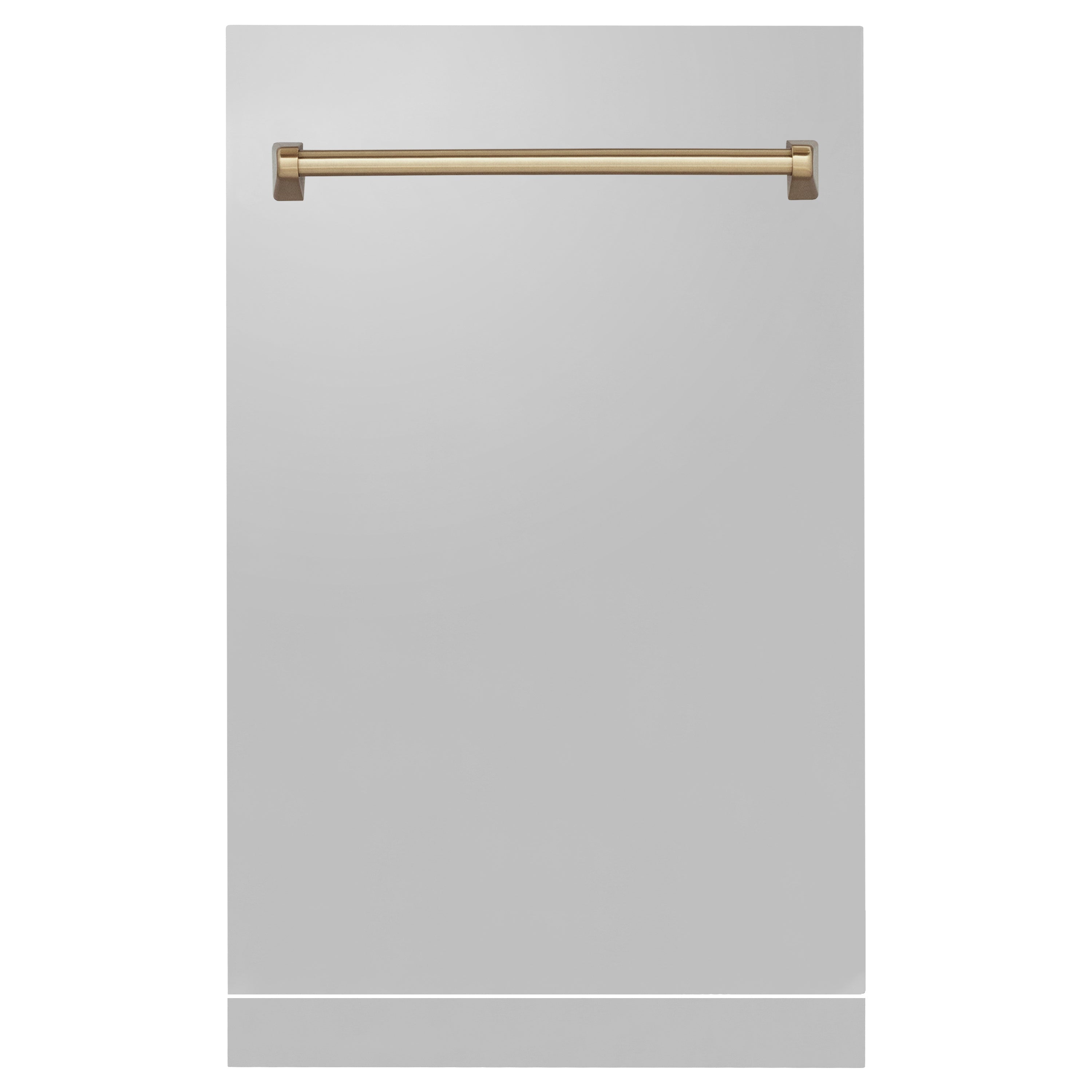 ZLINE ZLINE 18" Autograph Edition Tallac Dishwasher Panel in Stainless Steel with Champagne Bronze Handle (DPVZ-304-18-CB)