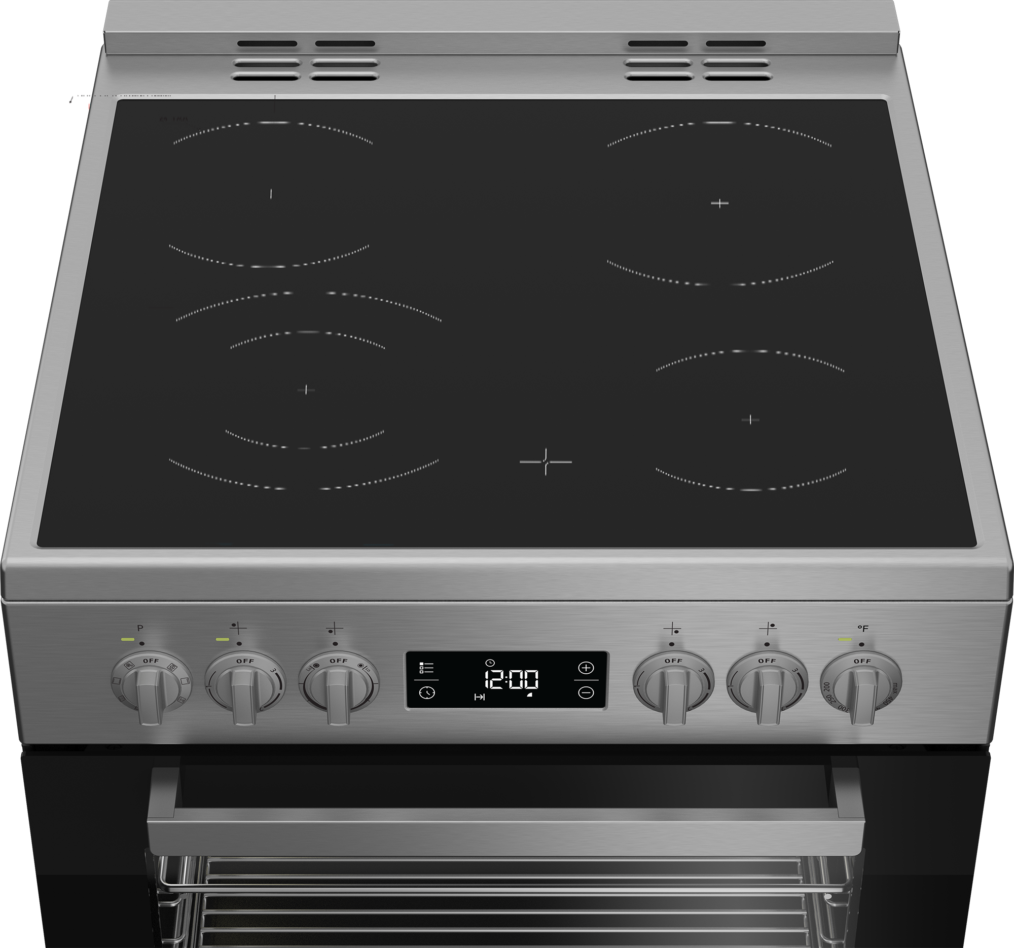 Model: SLER24410SS | Beko 24" Stainless Steel Slide-In Electric Range