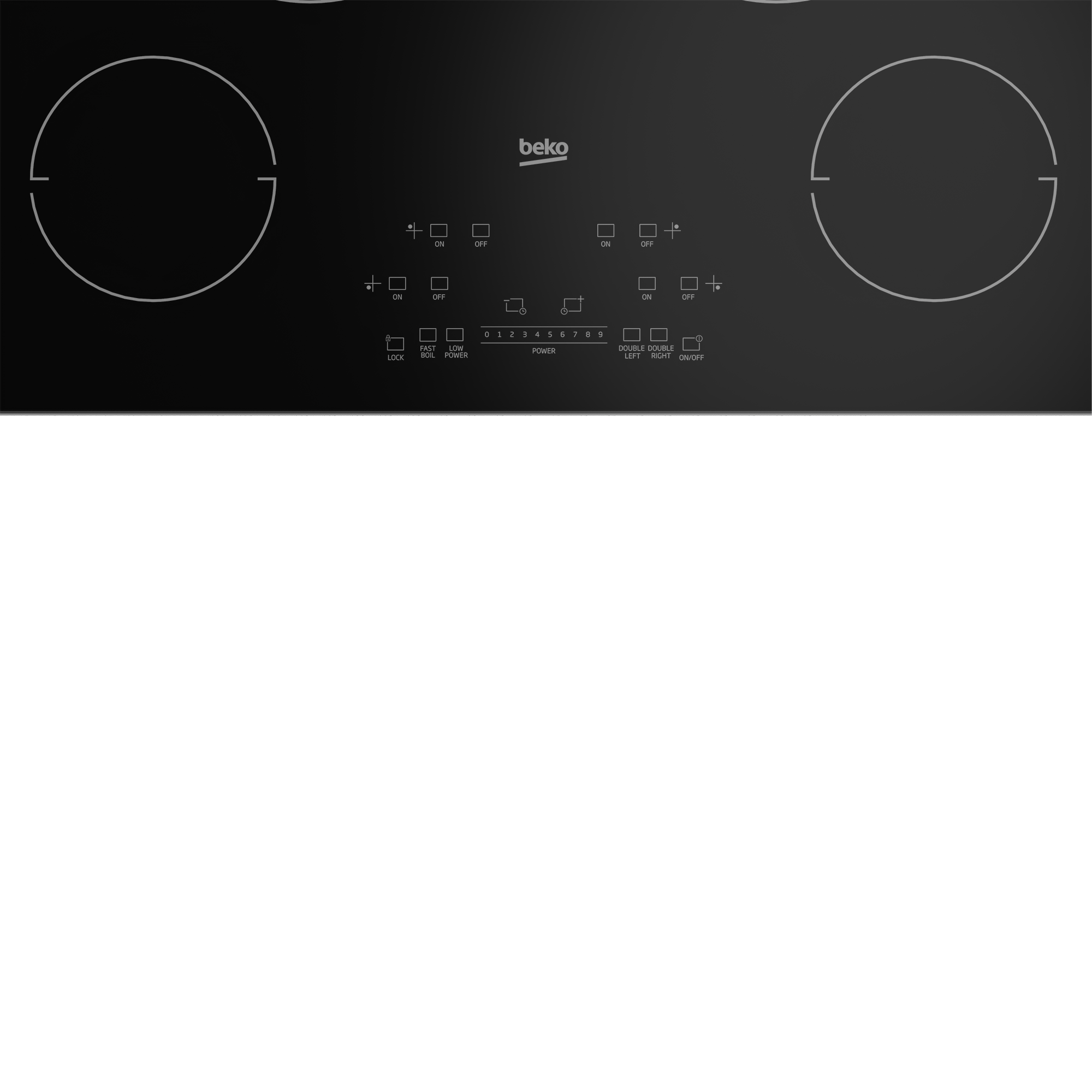 Model: ECTM30102 | Beko 30" Built-In Electric Cooktop with 4 Burners and Touch Control