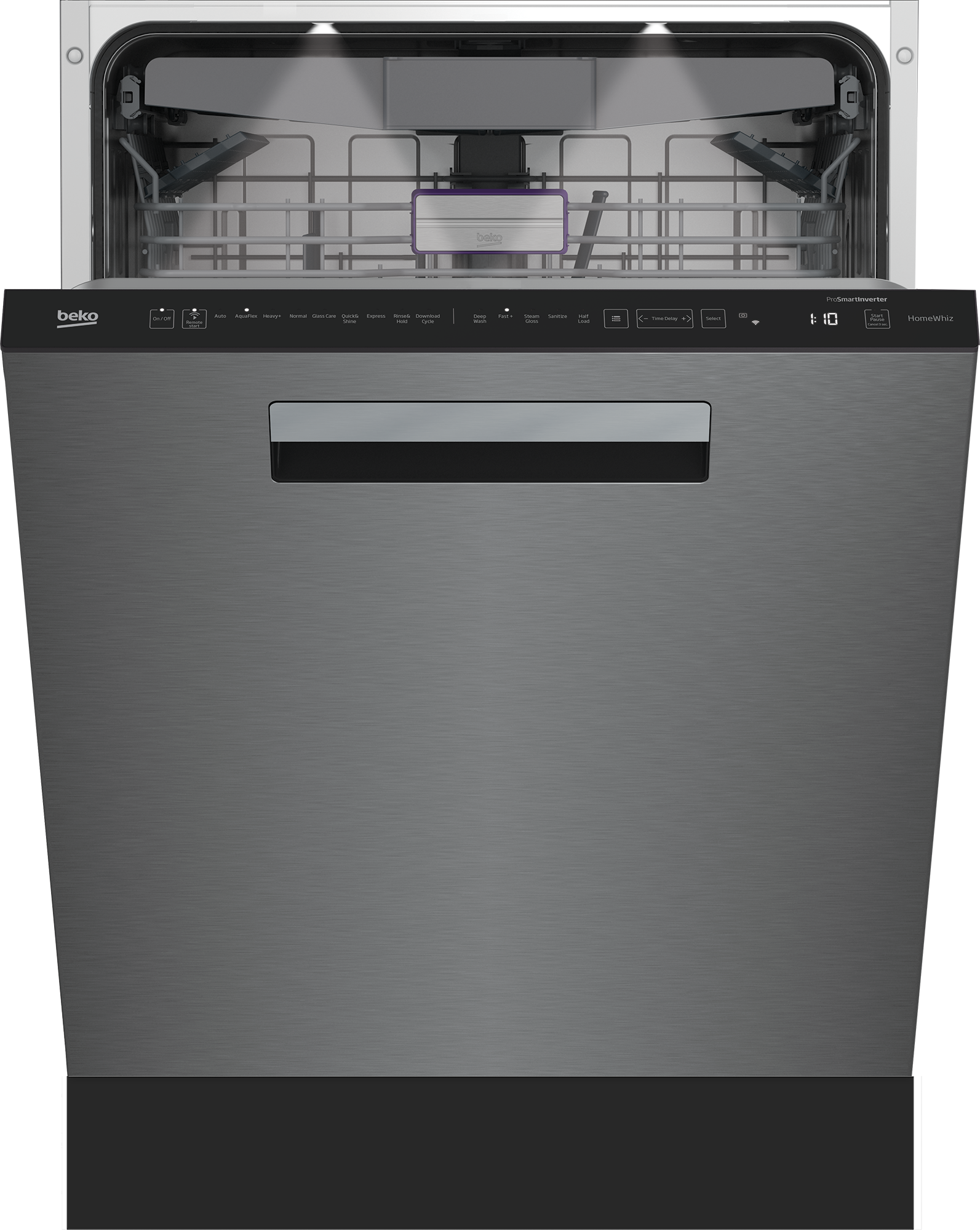 Model: DDT39434XIHC2 | Beko 24" Tall Tub Dishwasher with (16 place settings, 39 dBA)