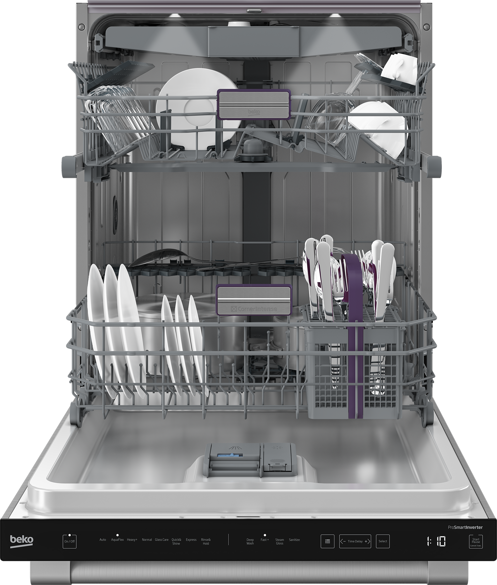 Model: DDT38532X | Beko 24" Tall Tub Dishwasher with (16 place settings, 45 dBA)