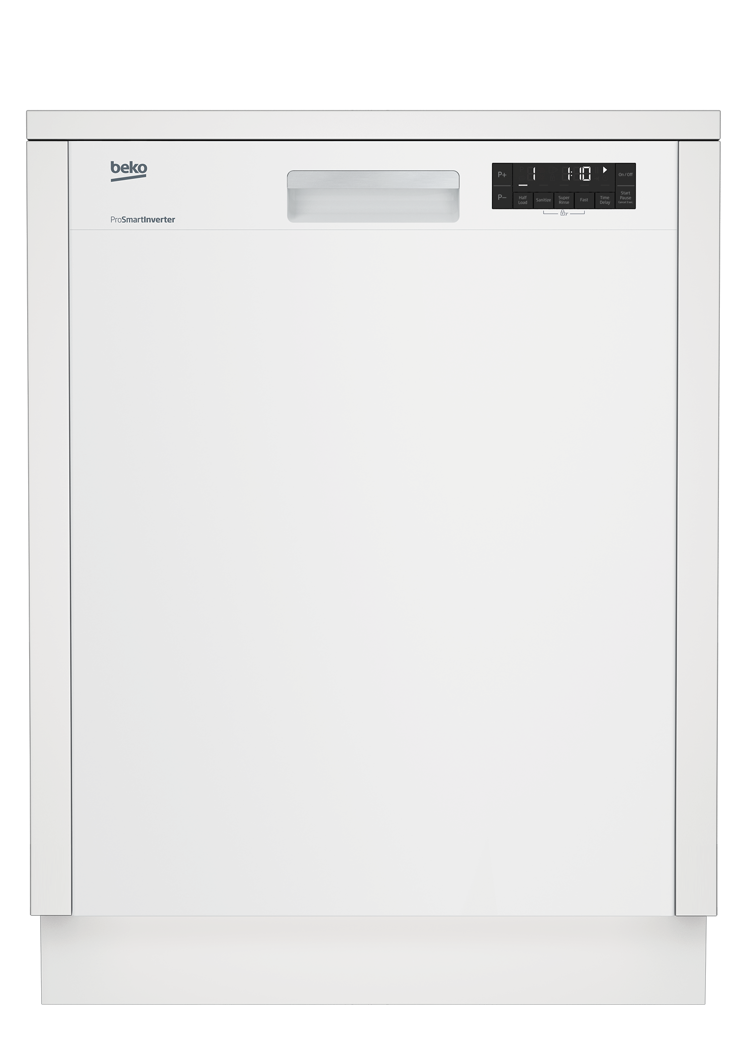 Model: DUT25401W-CL1145 | Beko 24" Tall Tub White Dishwasher (14 place settings, 48 dBa, Front Control)
