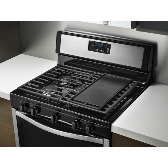 Model: WFG505M0BS | Whirlpool Whirlpool® 5.1 Cu. Ft. Freestanding 5-Burner Gas Stove