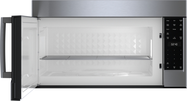 Model: HMV5053U-OB | Bosch 500 Series, Over-The-Range Microwave, 30'', Left SideOpening Door, Stainless Steel