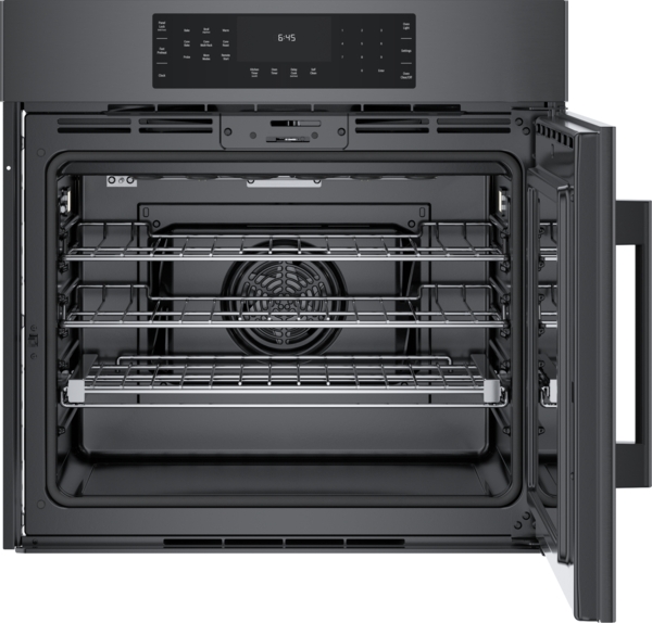 Model: HBL8444RUC | Bosch 800 Series, Single Wall Oven, 30'', Right SideOpening Door, Black Stainless Steel