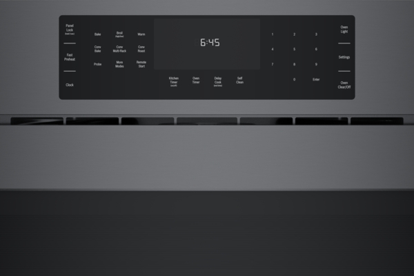 Model: HBL8444RUC | Bosch 800 Series, Single Wall Oven, 30'', Right SideOpening Door, Black Stainless Steel