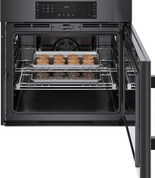 Model: HBL8444RUC | Bosch 800 Series, Single Wall Oven, 30'', Right SideOpening Door, Black Stainless Steel