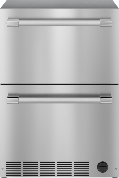 Model: T24UC925DS | Thermador Freedom®, Under Counter Combo Drawer Refrigerator/Freezer, 24'' Professional, Stainless Steel