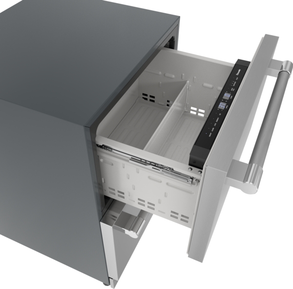 Model: T24UC925DS | Thermador Freedom®, Under Counter Combo Drawer Refrigerator/Freezer, 24'' Professional, Stainless Steel