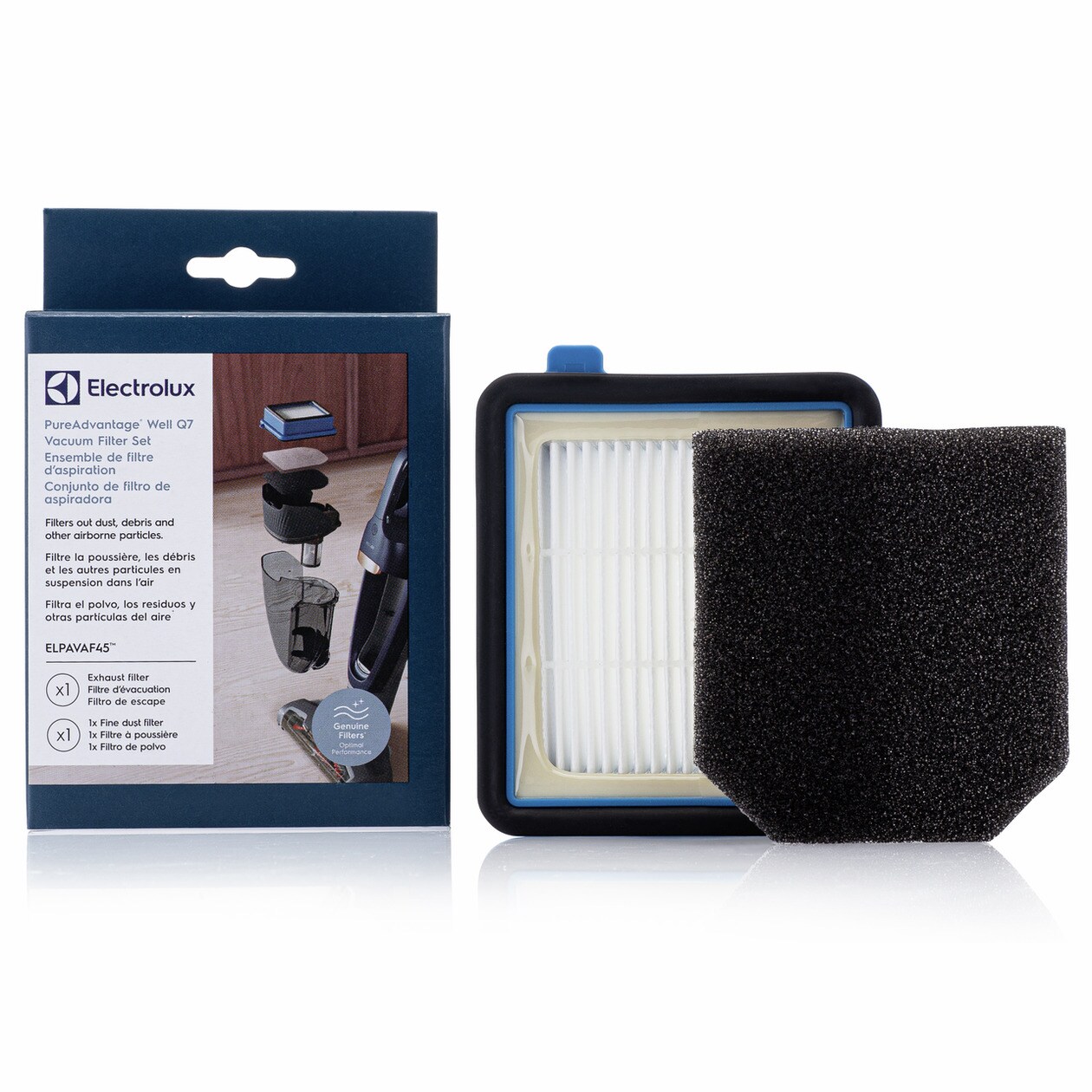 Model: ELPAVAF45 | Electrolux PureAdvantage® WellQ7™  Vacuum Filter Set   