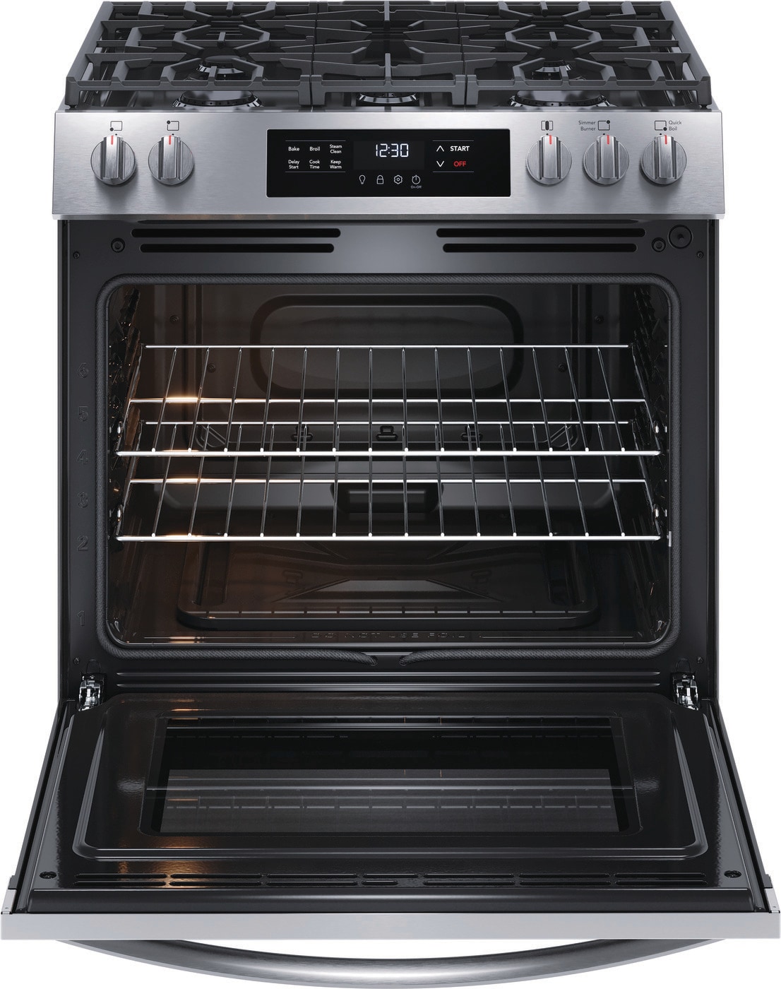 Model: FCFG3062AS - S/D  | Frigidaire 30" Front Control Gas Range with Quick Boil