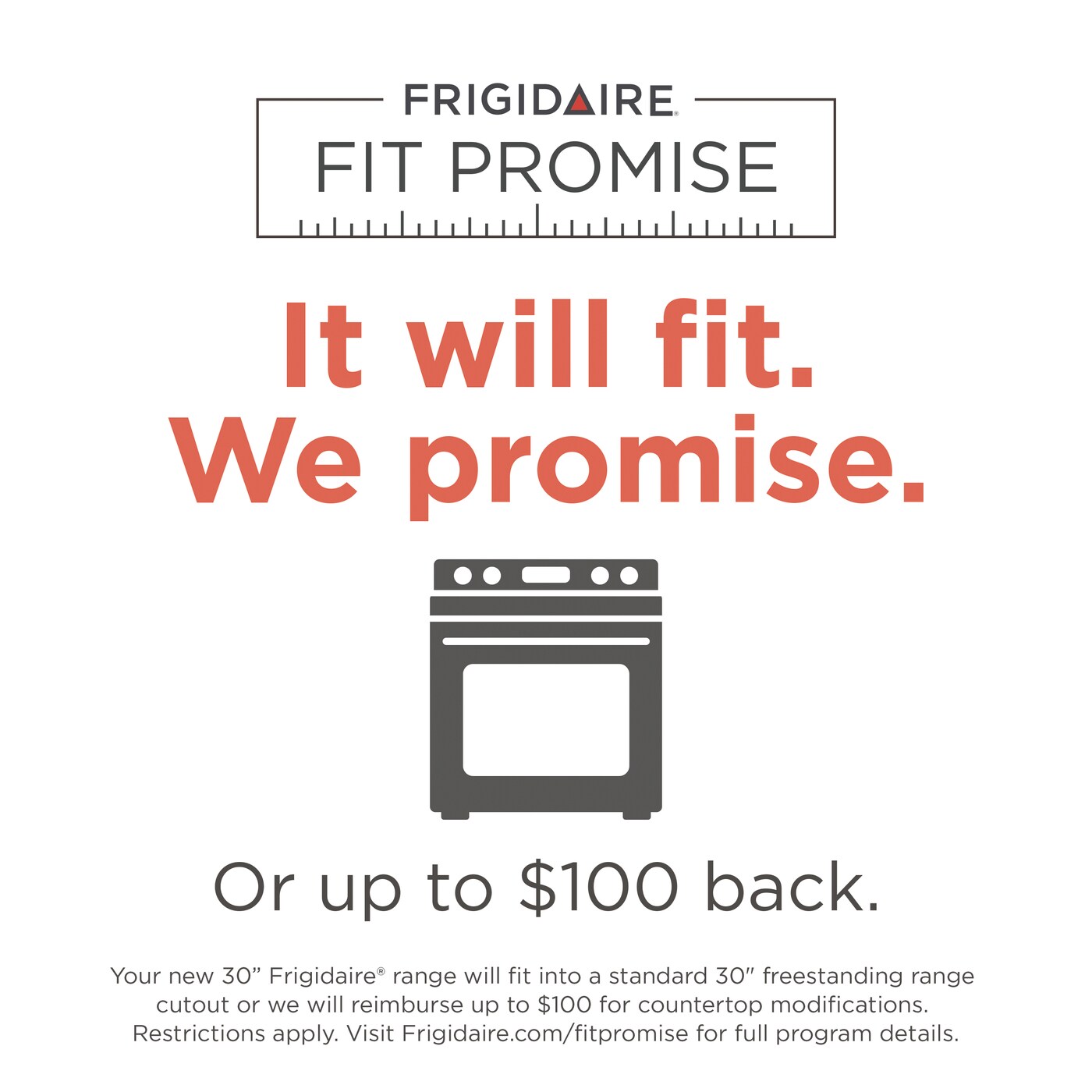 Model: FCFG3062AS - S/D  | Frigidaire 30" Front Control Gas Range with Quick Boil