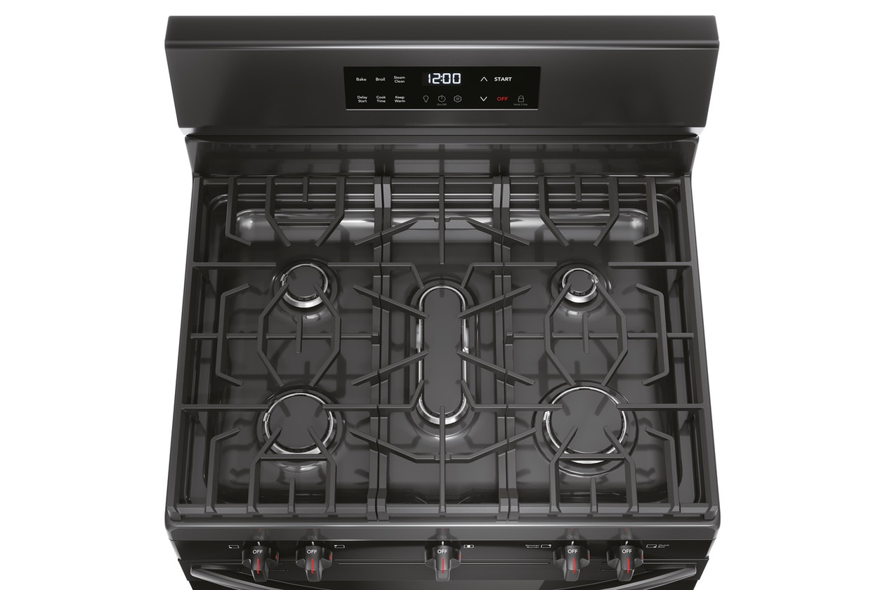 Model: FCRG3062AB | Frigidaire 30" Gas Range with Quick Boil