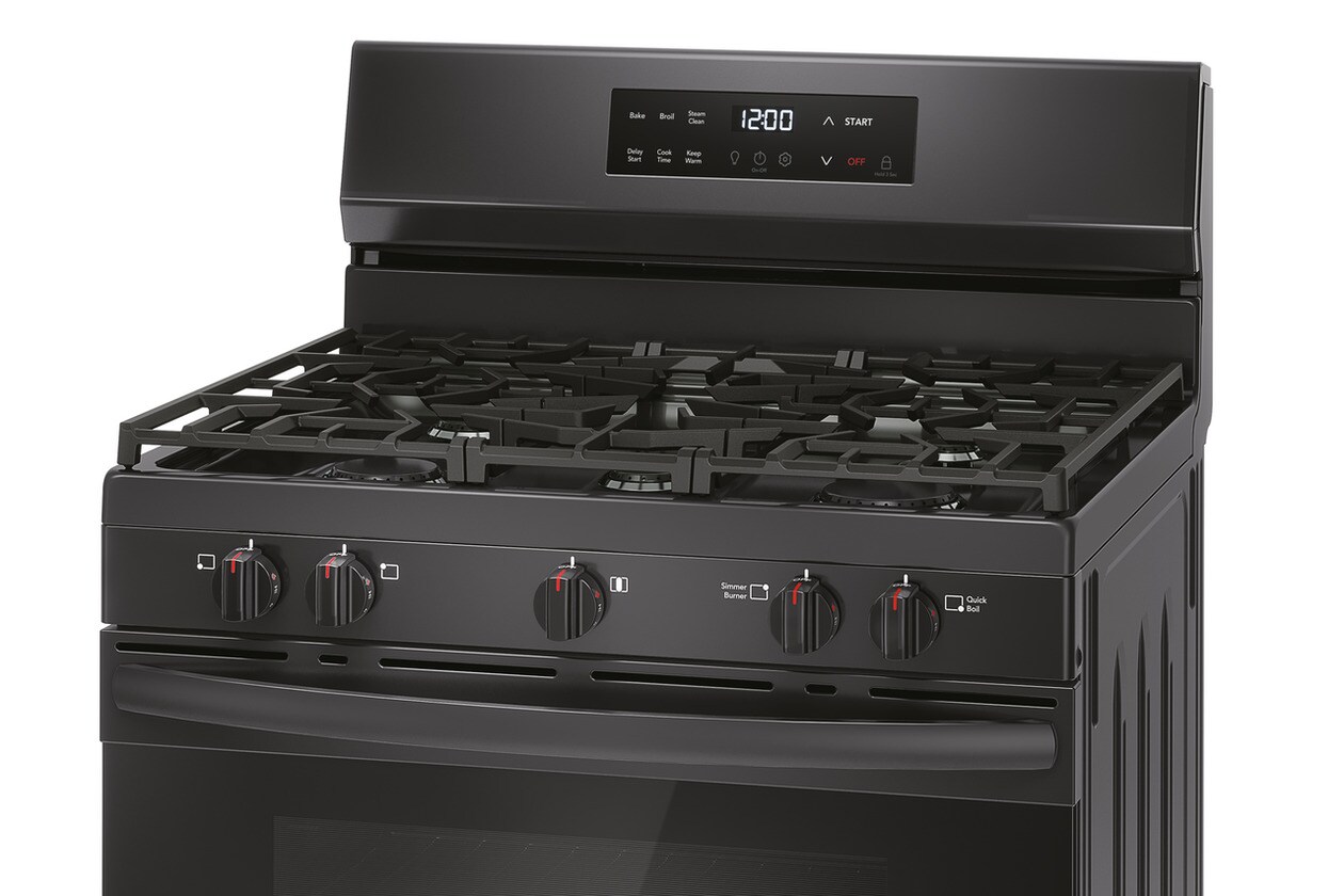 Model: FCRG3062AB | Frigidaire 30" Gas Range with Quick Boil