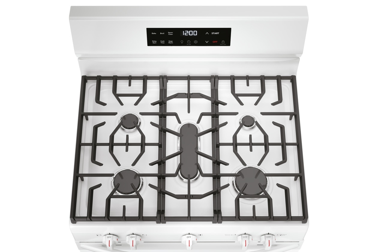 Model: FCRG3062AW | Frigidaire 30" Gas Range with Quick Boil