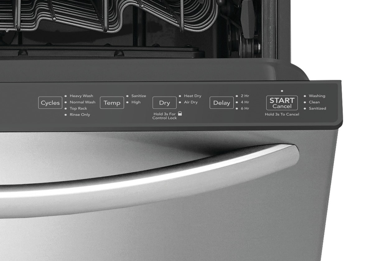 Frigidaire 24 Built-In Dishwasher with MaxDry in Black