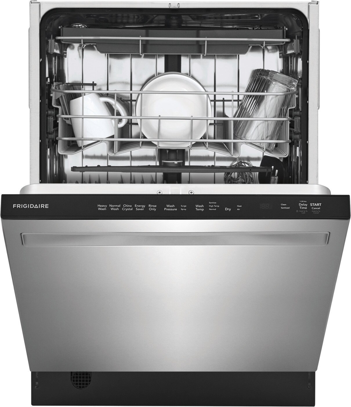 Model: FDSP4501AS - S/D  | Frigidaire 24" Stainless Steel Tub Built-In Dishwasher