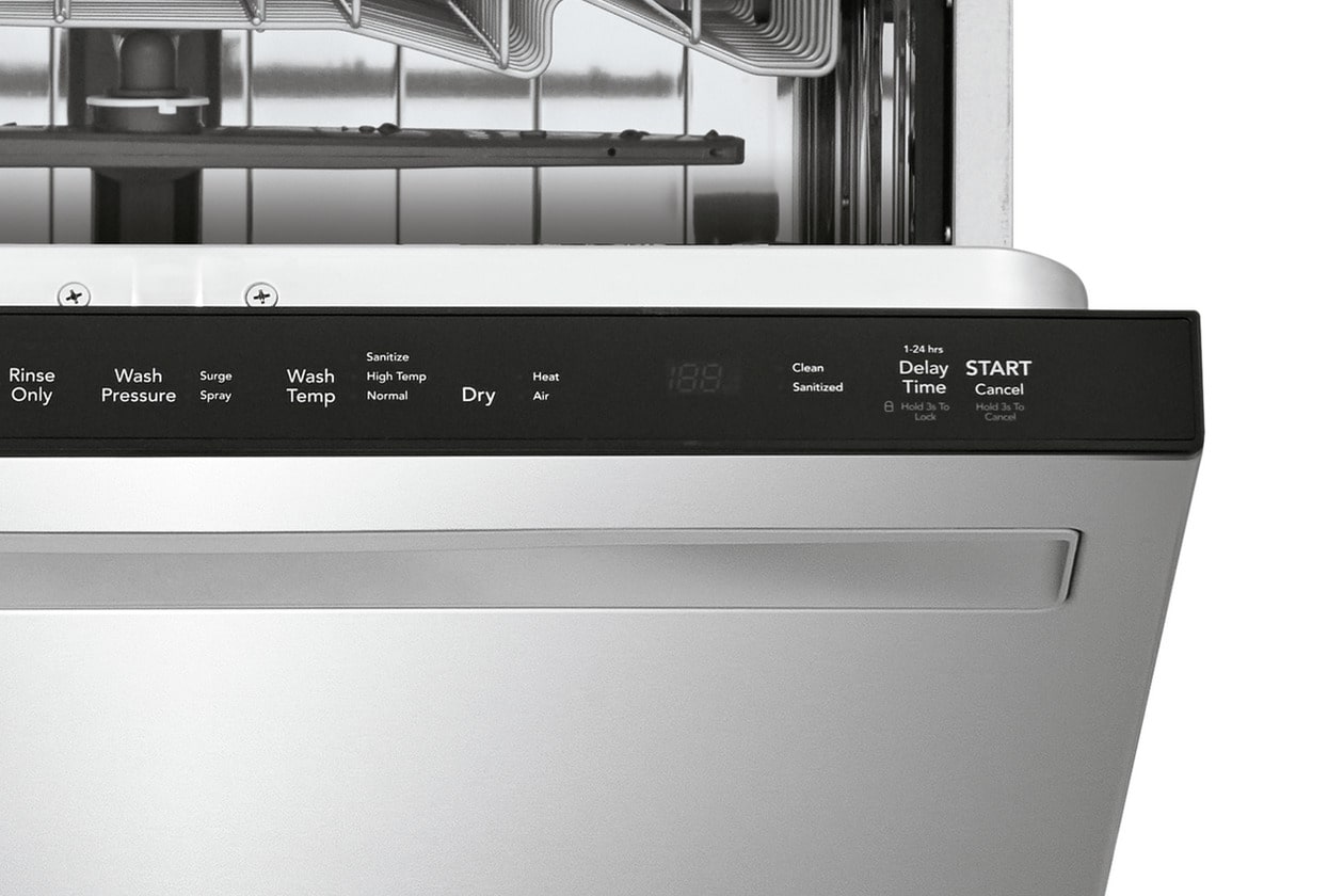 Model: FDSP4501AS - S/D  | Frigidaire 24" Stainless Steel Tub Built-In Dishwasher