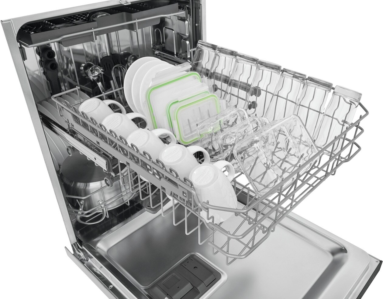 Model: FDSP4501AS - S/D  | Frigidaire 24" Stainless Steel Tub Built-In Dishwasher