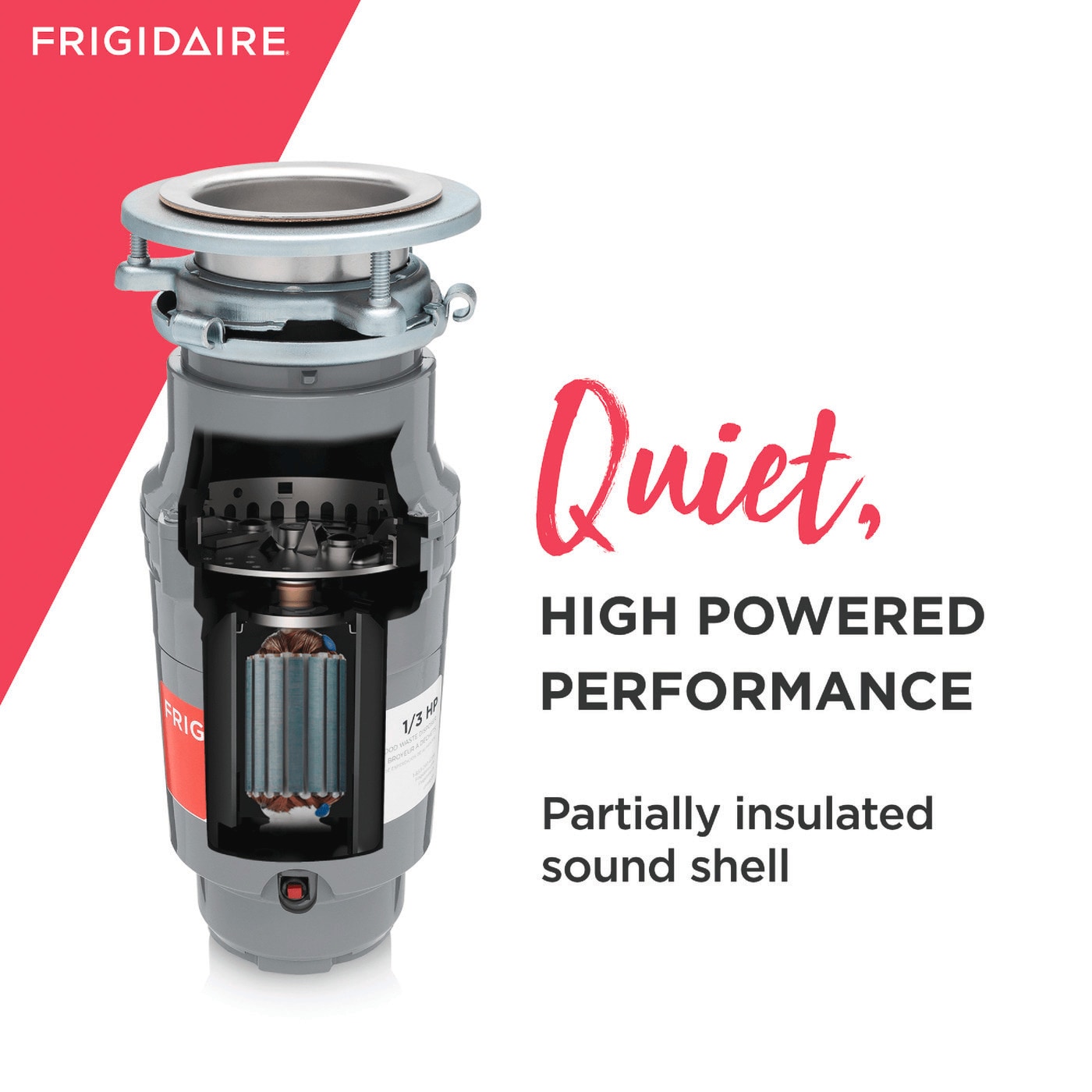 Model: FF03DISPD1 | Frigidaire 1/3HP Direct Wire Disposer