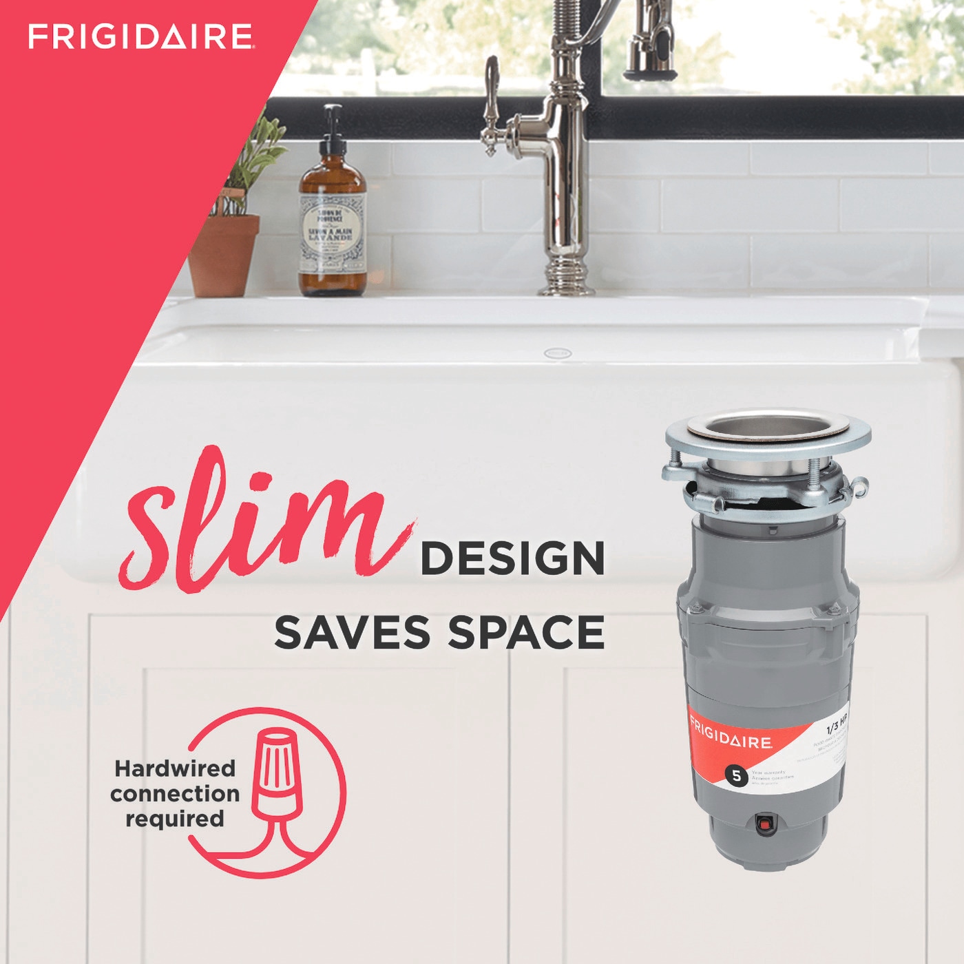 Model: FF03DISPD1 | Frigidaire 1/3HP Direct Wire Disposer