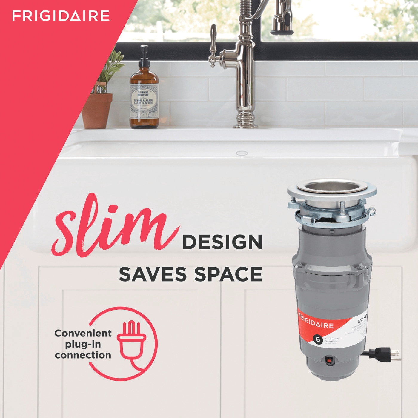 Model: FF05DISPC1 | Frigidaire 1/2HP Corded Disposer