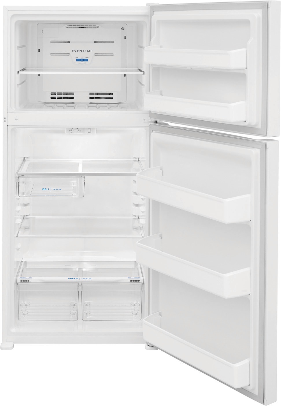 Model: FFHT1835VW | Frigidaire 18 Cu. Ft. Garage Ready Top Freezer Refrigerator