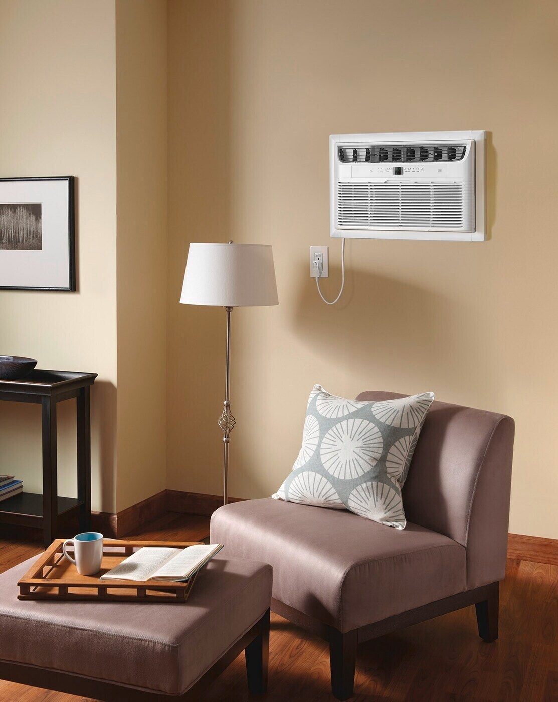 Model: FHTE103WA2 | Frigidaire 10,000 BTU Wall Room Air Conditioner with Supplemental Heat