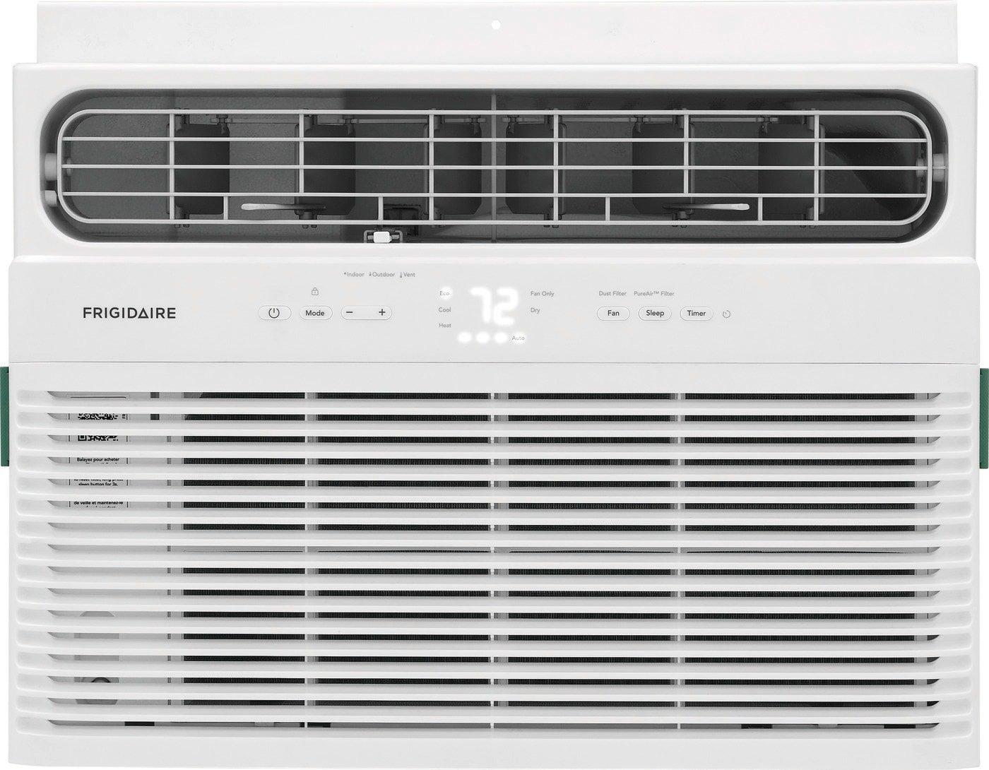 Model: FHWH124WB2 | Frigidaire 12,000 BTU Window Room Air Conditioner with Supplemental Heat