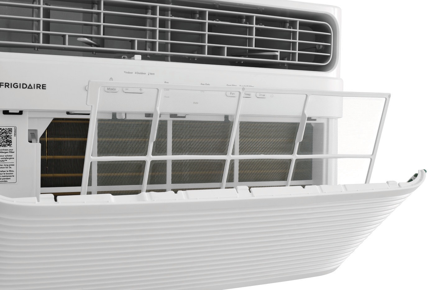 Model: FHWH124WB2 | Frigidaire 12,000 BTU Window Room Air Conditioner with Supplemental Heat
