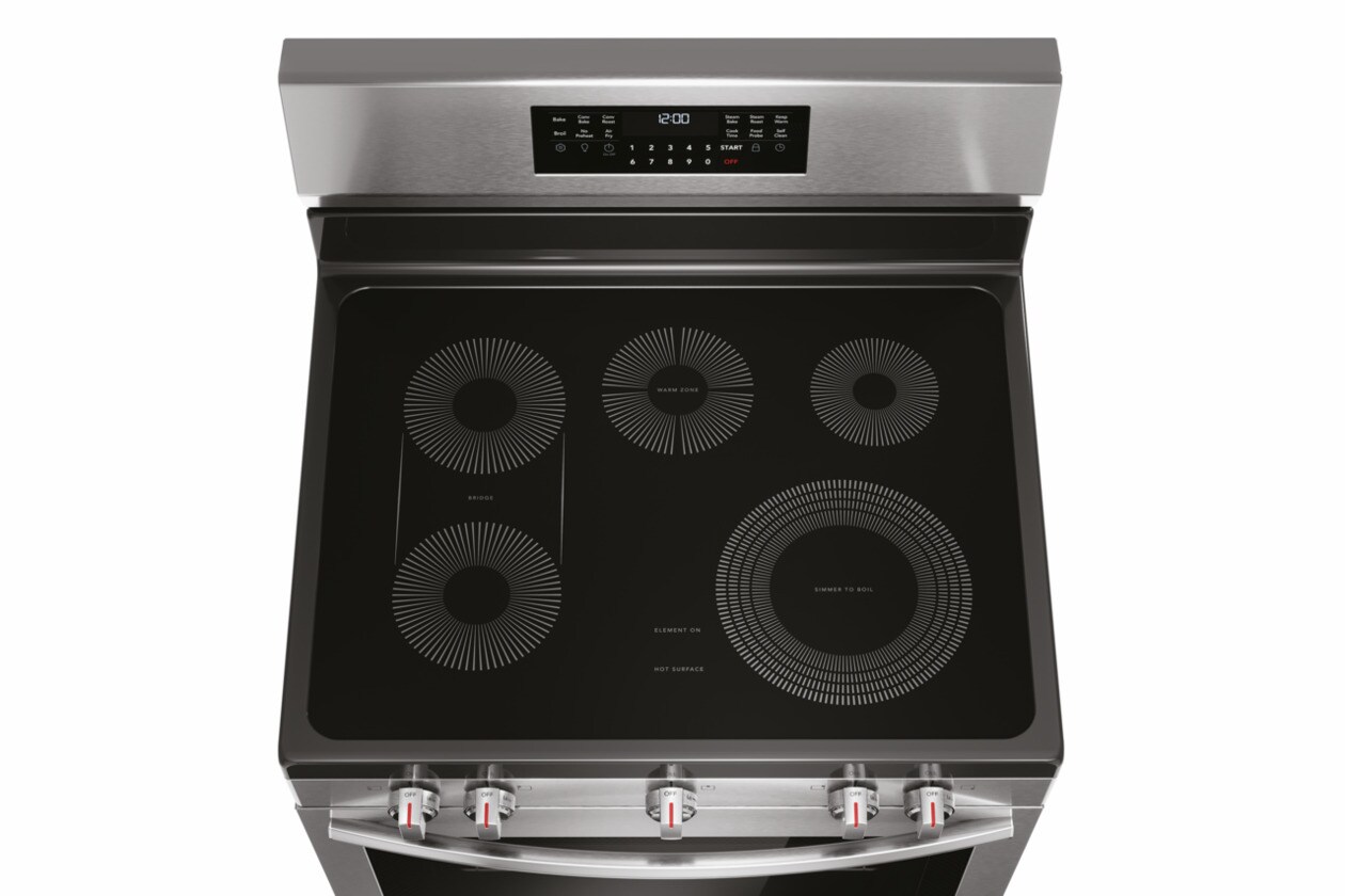 Model: GCRE3060BF - S/D  | Frigidaire Gallery 30" Rear Control Electric Range with Total Convection