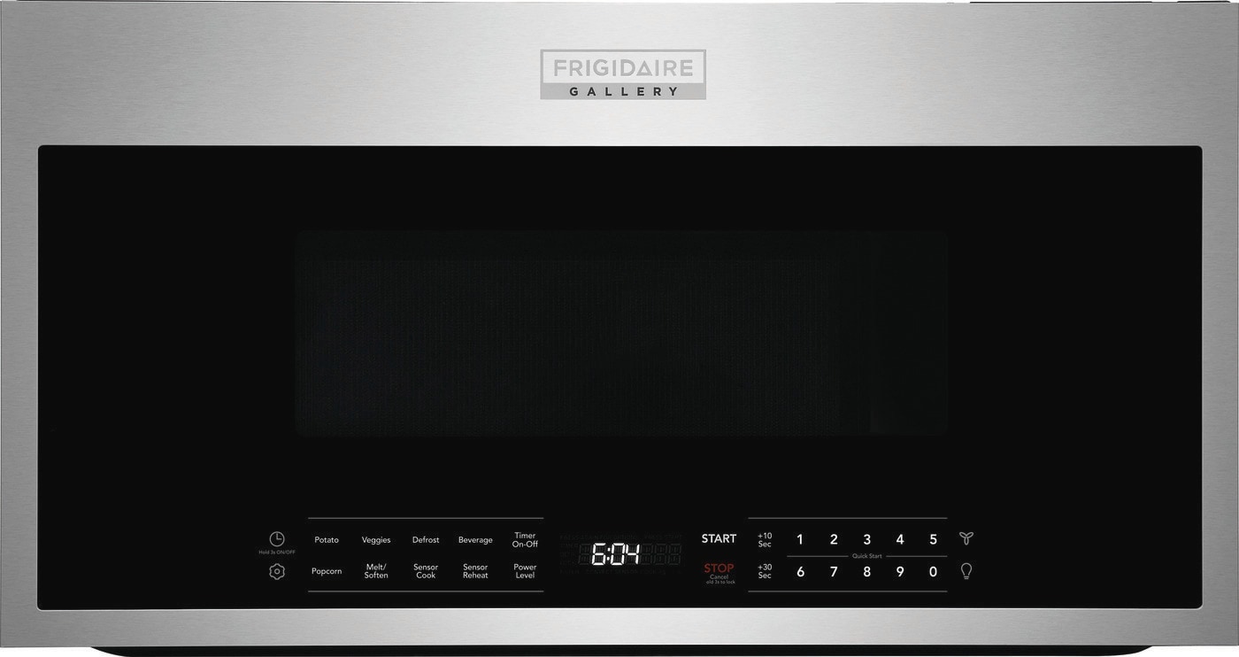 Model: GMOS1964AF - S/D  | Frigidaire Gallery 1.9 Cu. Ft. Over-The-Range Microwave with Sensor Cook