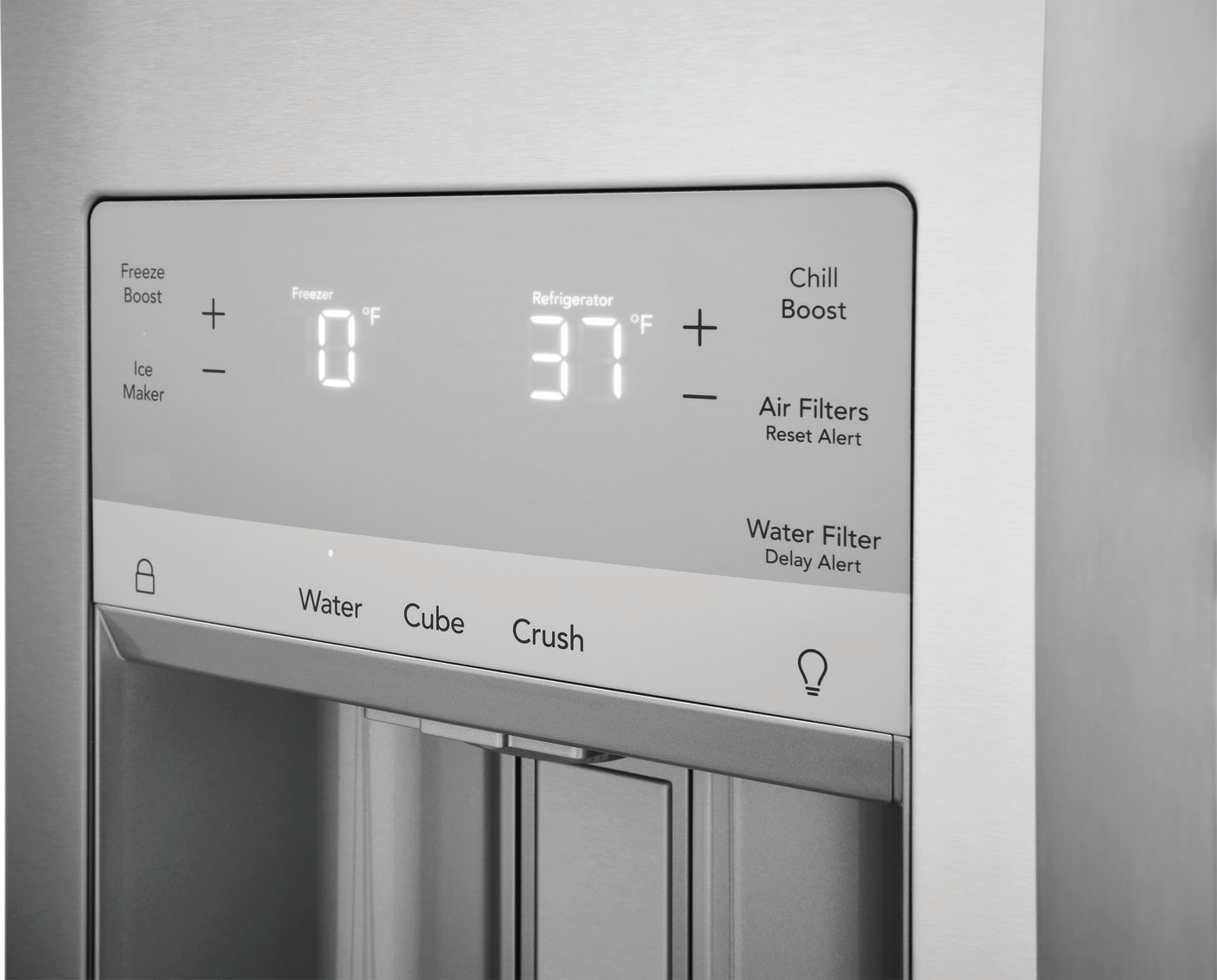 Model: GRMS2773AF - S/D  | Frigidaire Gallery 26.3 Cu. Ft. Standard-Depth 4-Door French Door Refrigerator