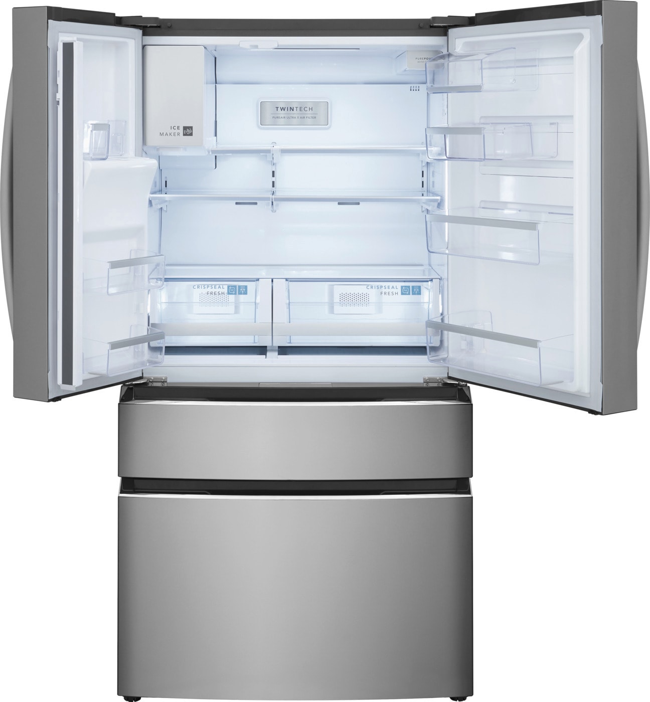 Model: GRMS2773AF - S/D  | Frigidaire Gallery 26.3 Cu. Ft. Standard-Depth 4-Door French Door Refrigerator