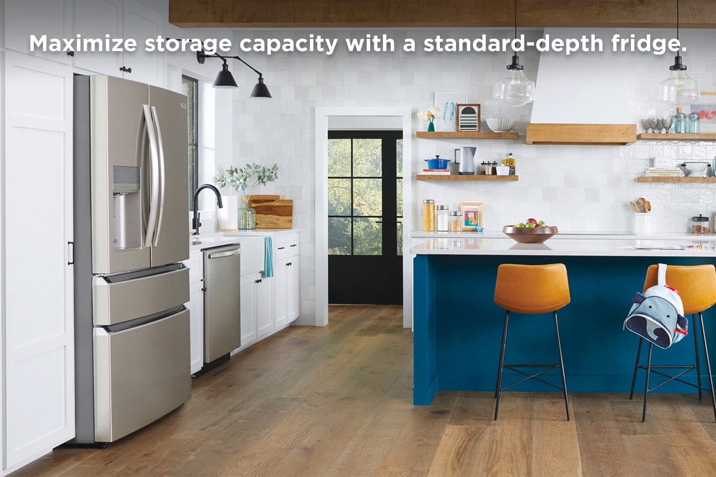 Model: GRMS2773AF - S/D  | Frigidaire Gallery 26.3 Cu. Ft. Standard-Depth 4-Door French Door Refrigerator