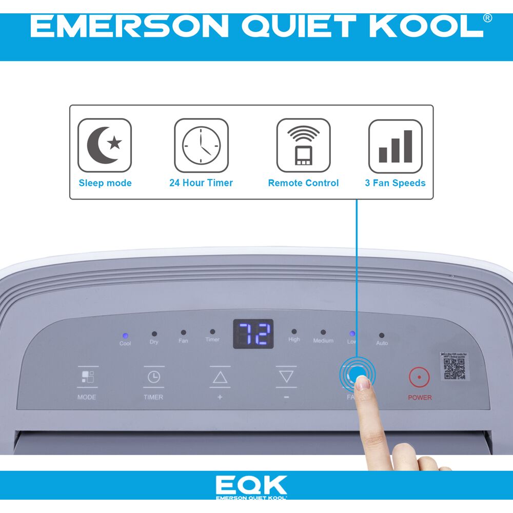 Model: EAPC10RD1 | Emerson Quiet Kool 10000 BTU Portable Air Conditioner