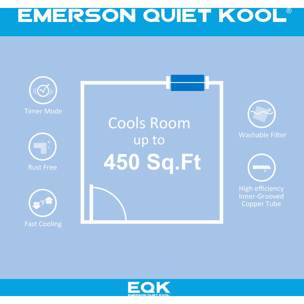 Model: EARC10RSE1H | Emerson Quiet Kool 10000BTU Window Air Conditioner with Wifi Controls